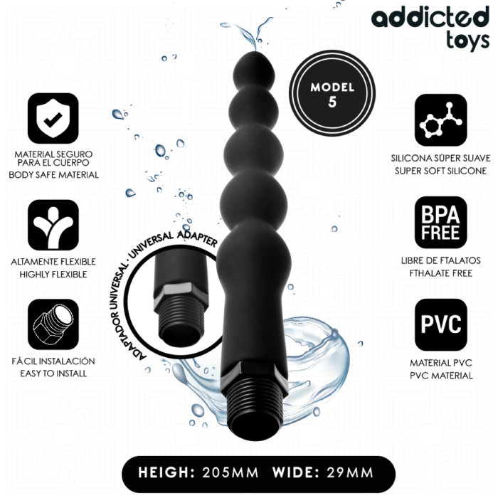 Addicted Toys - Limpador Anal Com Adaptador Universal Modelo 5 - Image 2