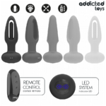 Addicted Toys - Plug Anal Com Língua Vibratória E Controle Remoto - Image 5