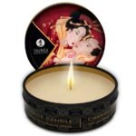 Shunga - Mini Caress Por Candelight Morangos E Vela De Massagem Cava 30 Ml