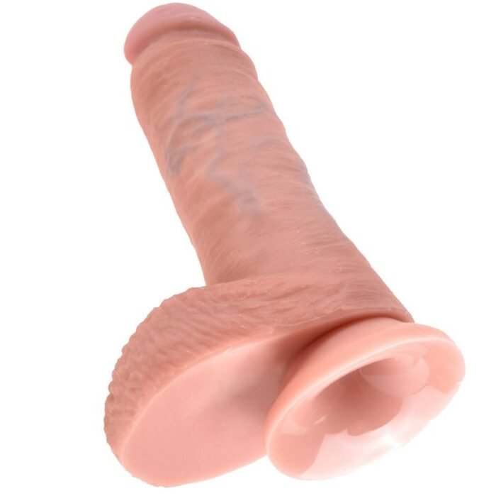 King Cock - 8 Carne De Dildo Com Bolas 20.3 Cm - Image 5