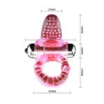 Baile - Sweet Abs 10 Ritmos Anel Vibrador Rosa Anel Para O Pênis - Image 4