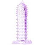 Baile - Bainha Para Pénis Com Pontos Estimulantes Roxo 14 Cm - Image 5