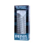 Baile - Bainha Para Pénis Com Pontos Estimulantes Transparente 14 Cm - Image 5