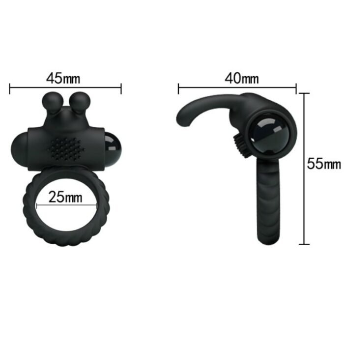 Pretty Love - Anel Vibrador Eudora Com Estimulador - Image 6