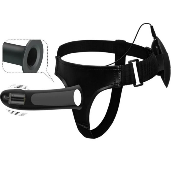 Pretty Love - Vito Strap On Com Dildo Oco E Vibrao 17.3 Cm - Image 3