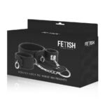 Fetish Submissive - Colar E Algemas De Couro Vegano Com Forro De Noprene - Image 6