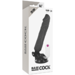 Basecock - Vibrador De Controle Remoto Realístico Preto 20 Cm -O- 4 Cm - Image 4