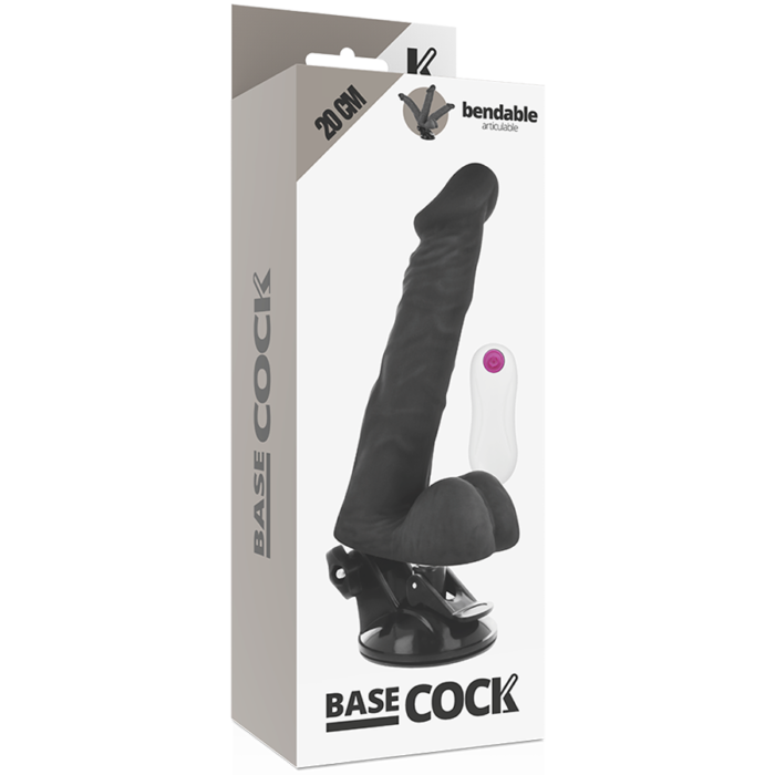 Basecock - Vibrador Articulvel Controle Remoto Preto 20 Cm -O- 4.5 Cm - Image 5
