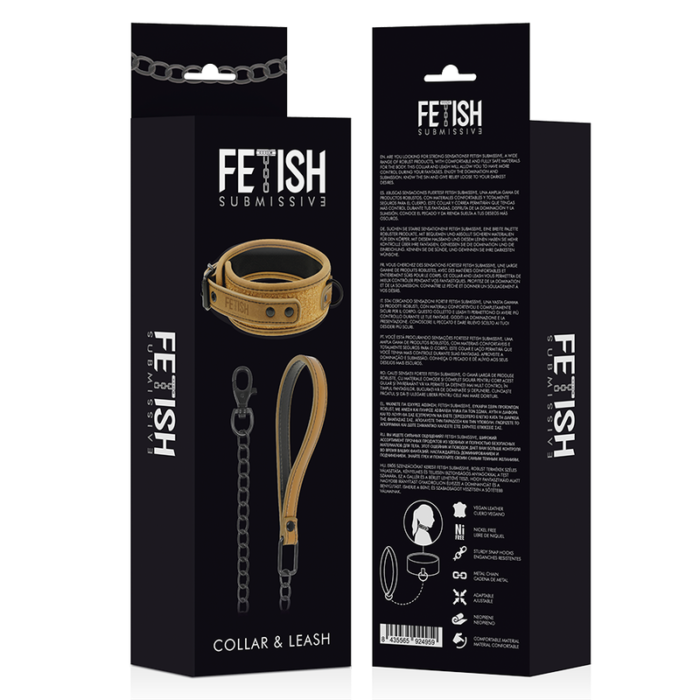 Fetish Submissive Origin - Colar De Corrente Com Forro De Neoprene - Image 4