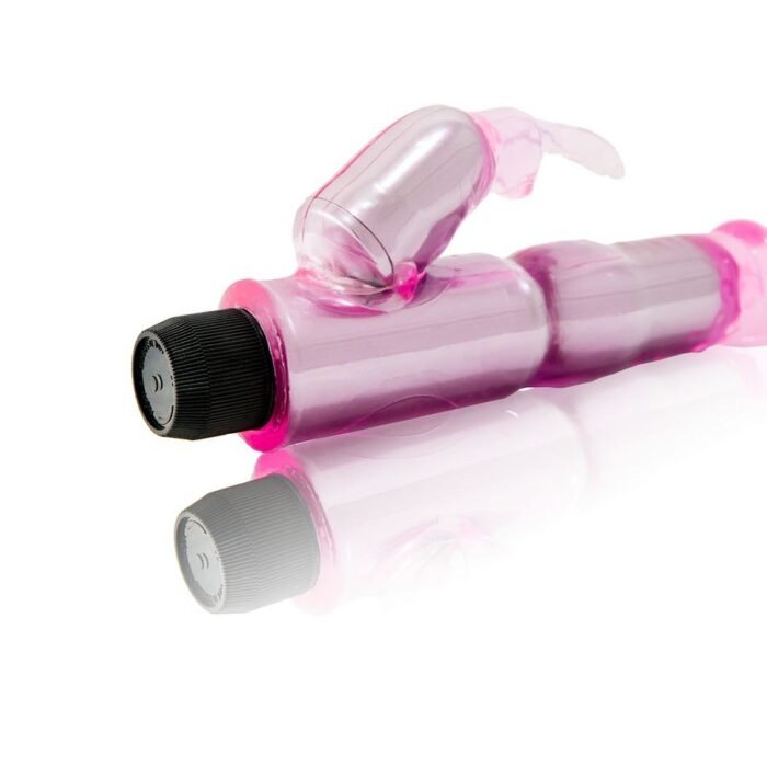 Baile - Vibrador Com Estimulador Rosa Ajustvel - Image 2