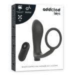 Addicted Toys - Anel De Pênis Com Controle Remoto Plug Anal Preto Recarregvel - Image 7